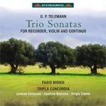 G.P.Telemann: Trisonatas for recorder, violin and continuo